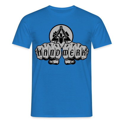 Unisex T-Shirt "Maurer" Royalblau Männer T-Shirt