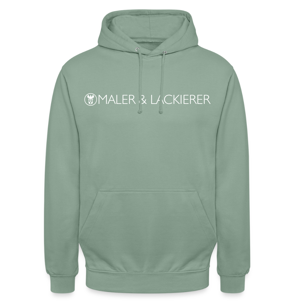 Unisex Hoodie "Maler+Lackierer" Graugrün Unisex Hoodie