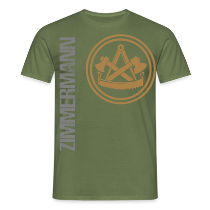 Unisex T-Shirt "Zimmermann" Militärgrün Männer T-Shirt