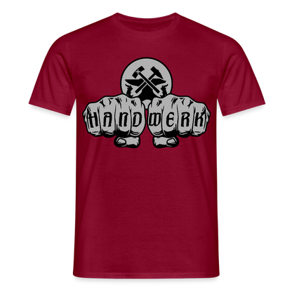 Unisex T-Shirt "Metallbauer" Ziegelrot Männer T-Shirt