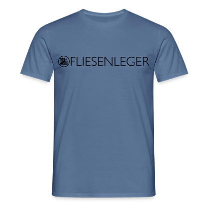Unisex T-Shirt "Fliesenleger" Taubenblau Männer T-Shirt
