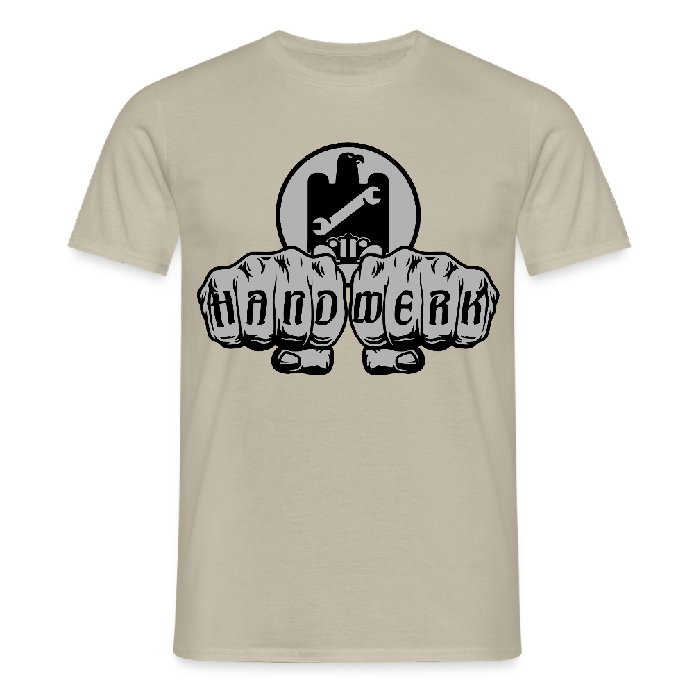 Unisex T-Shirt "KFZ-Mechaniker" Sandbeige Männer T-Shirt