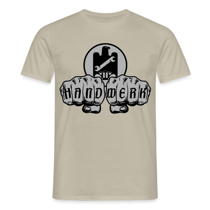 Unisex T-Shirt "KFZ-Mechaniker" Sandbeige Männer T-Shirt