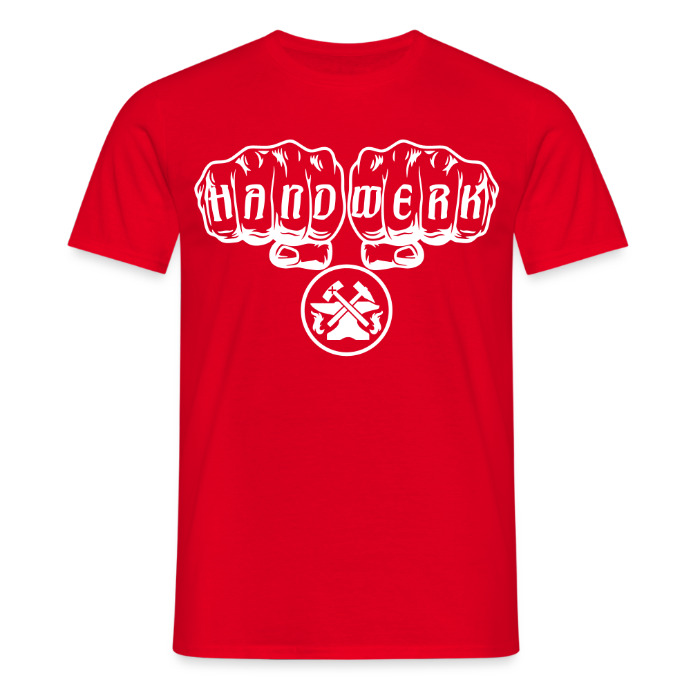 Unisex T-Shirt "Metallbauer" Rot Männer T-Shirt