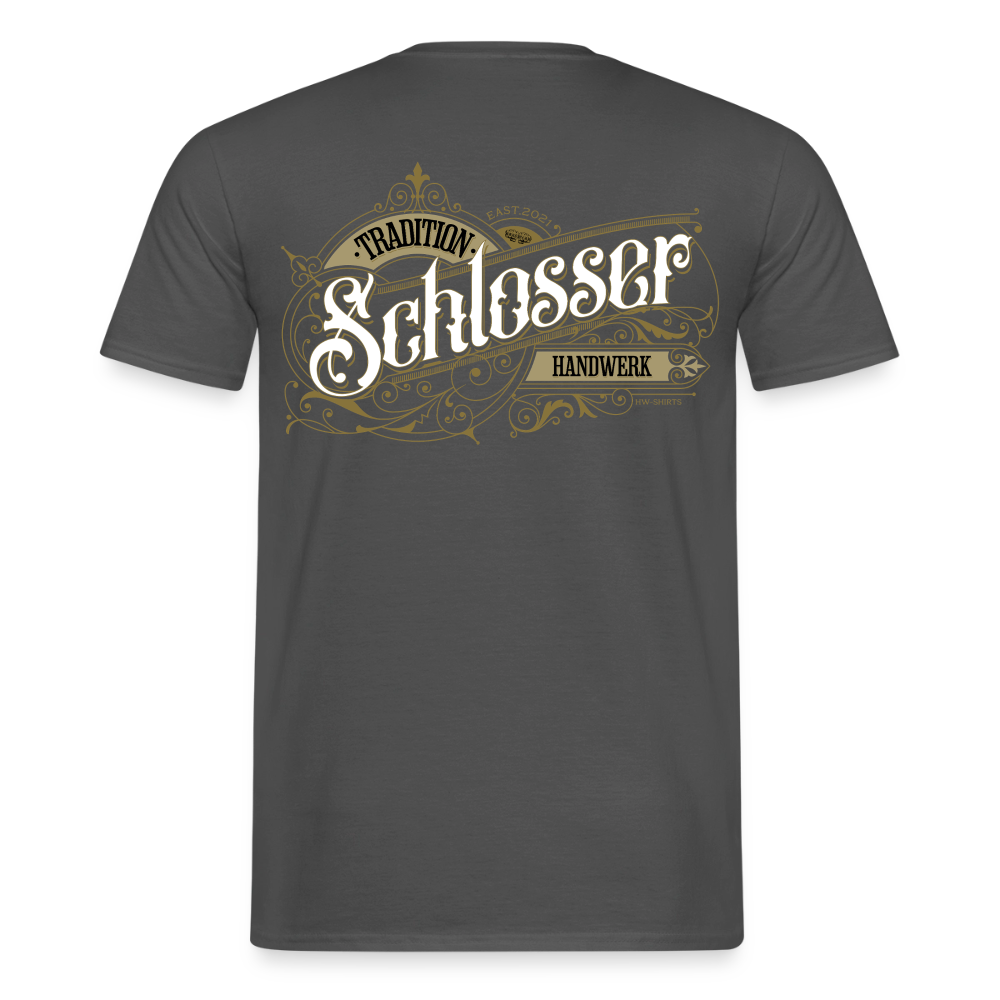 Unisex T-Shirt „Schlosser“-Nostalgie von Spreadconnect, Männer T-Shirt mit nostalgischem Druck, bequem und stilvoll.