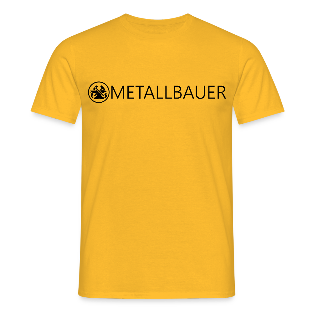 Unisex T-Shirt "Metallbauer" Gelb Männer T-Shirt