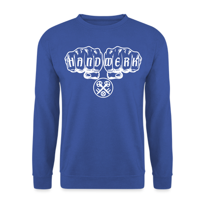 Unisex Pullover "Schlosser" Royalblau Unisex Pullover
