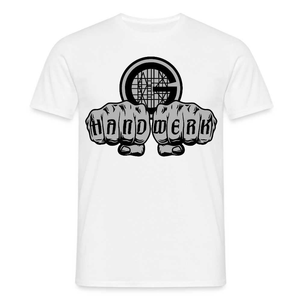 Unisex T-Shirt "Gerüstbauer" Weiß Männer T-Shirt