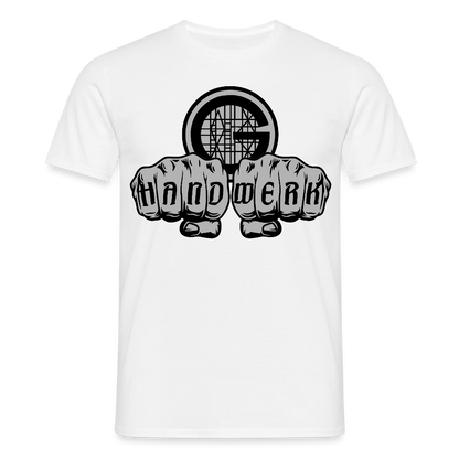 Unisex T-Shirt "Gerüstbauer" Weiß Männer T-Shirt