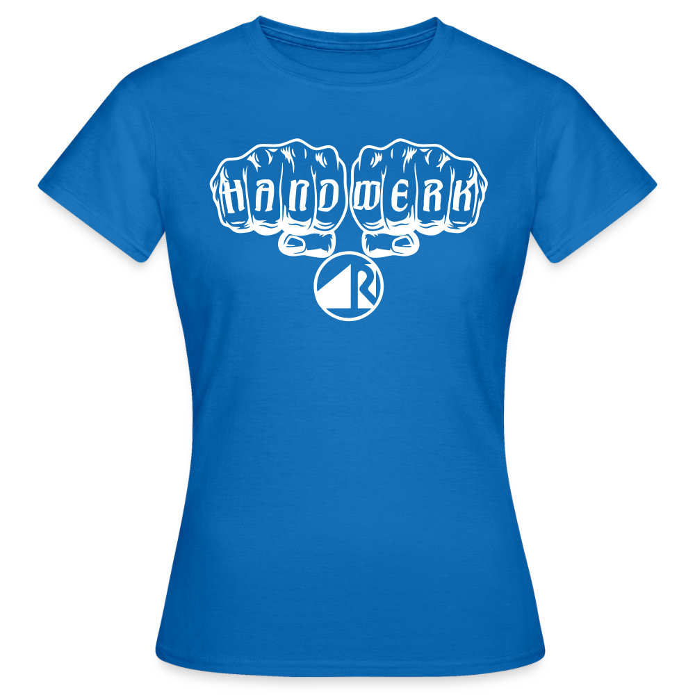 Frauen T-Shirt "Raumausstatter" Royalblau Frauen T-Shirt