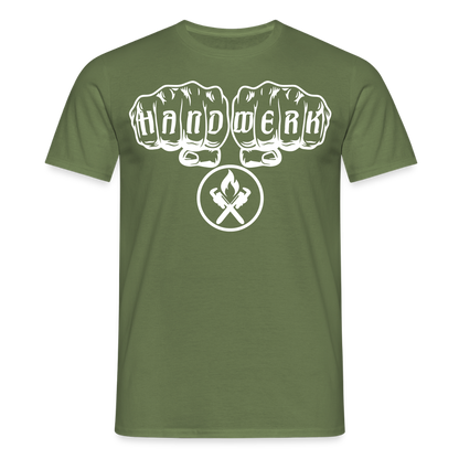 Unisex T-Shirt "Heizungsbauer" Militärgrün Männer T-Shirt