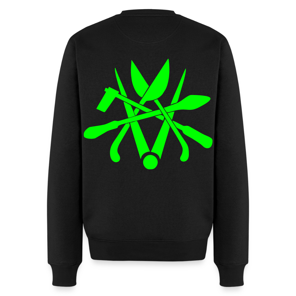 Unisex Premium Pullover "Spengler" neongrün Schwarz Männer Premium Pullover