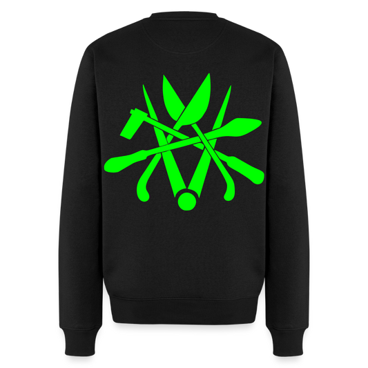 Unisex Premium Pullover "Spengler" neongrün Schwarz Männer Premium Pullover