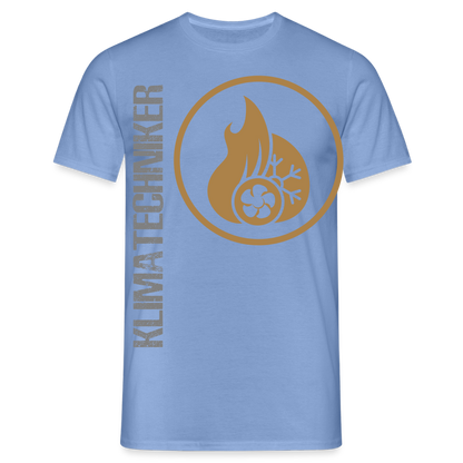 Unisex T-Shirt "Klimatechniker" carolina blue Männer T-Shirt