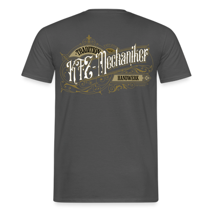 Unisex KFZ-Mechaniker T-Shirt von Spreadconnect, nostalgisches Design, zeigt mechanische Werkzeuge und Auto-Details, bequemes Männer T-Shirt