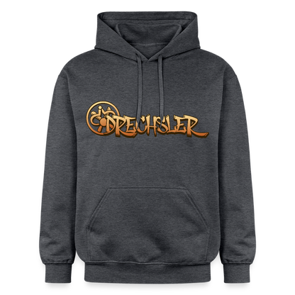 Gildan Unisex Softstyle® "Drechsler" Dunkelgrau meliert Gildan Unisex Softstyle® Midweight Hoodie