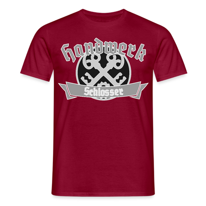 Unisex T-Shirt "Schlosser" Ziegelrot Männer T-Shirt