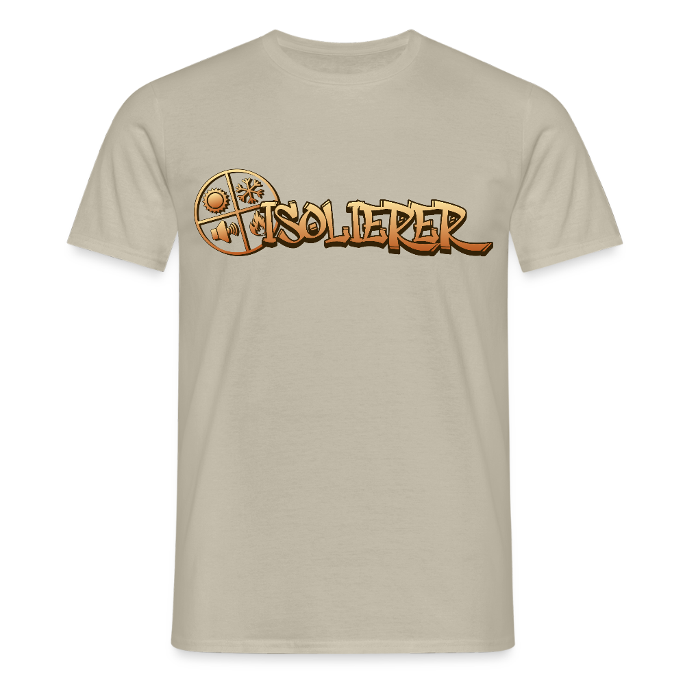 Unisex T-Shirt "Isolierer" Sandbeige Männer T-Shirt