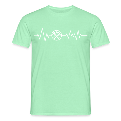Unisex T-Shirt "Dachdecker" Mintgrün Männer T-Shirt