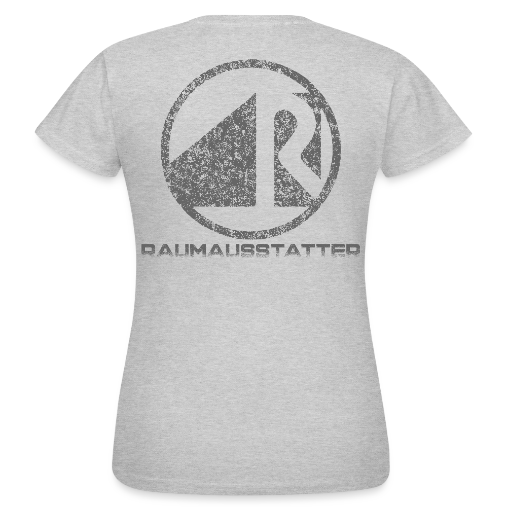 Frauen T-Shirt "Raumausstatter" Grau meliert Frauen T-Shirt