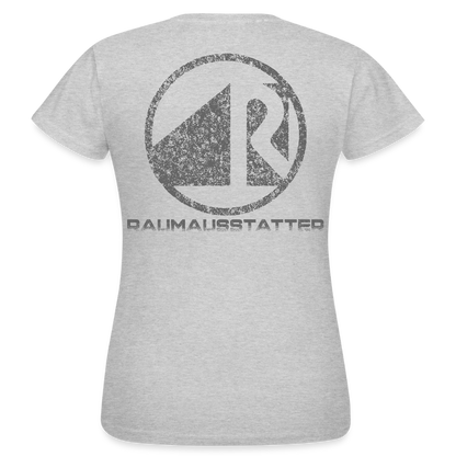 Frauen T-Shirt "Raumausstatter" Grau meliert Frauen T-Shirt