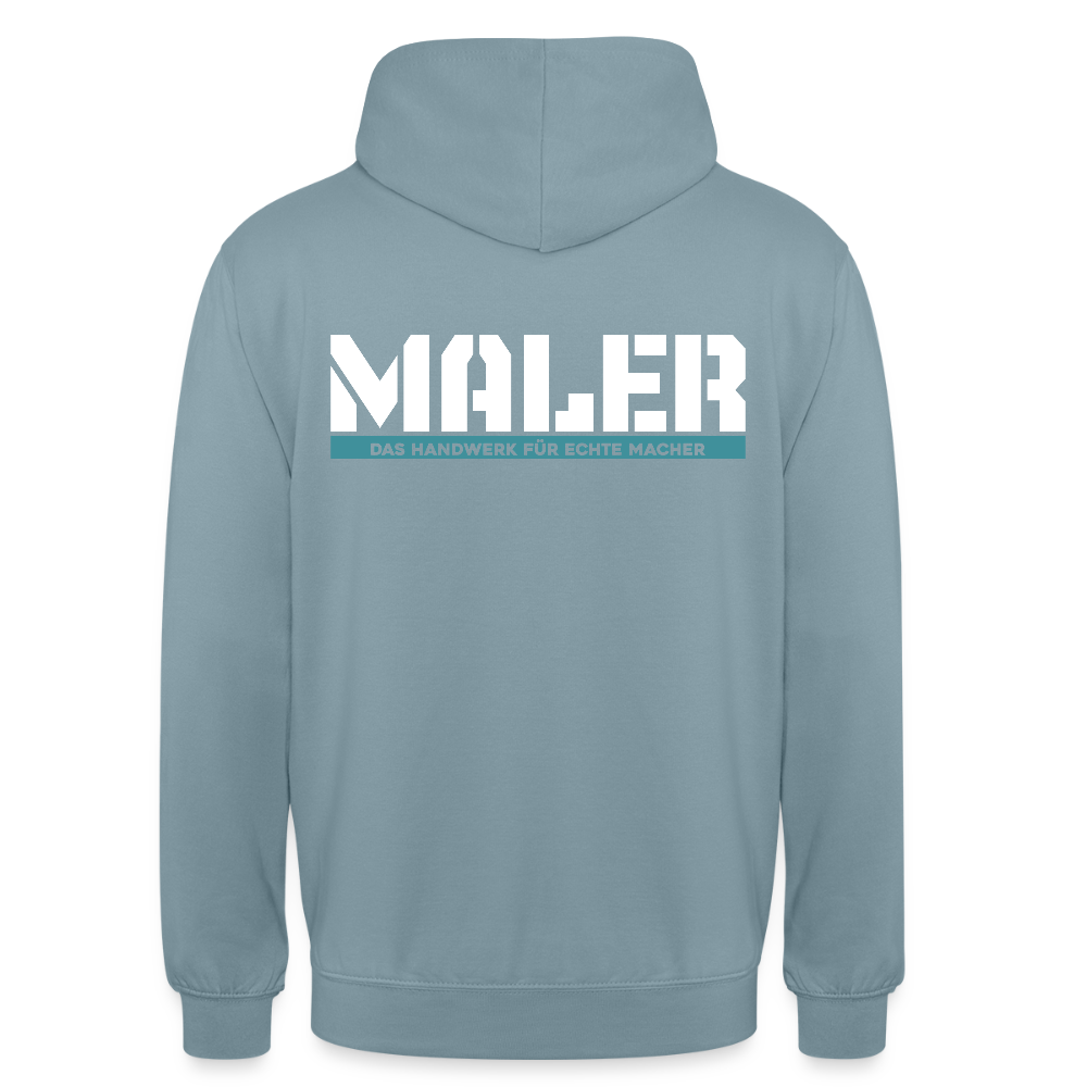 Unisex Hoodie HW-300 | MACHER "Maler" Nebelblau Unisex Hoodie {{ color }}