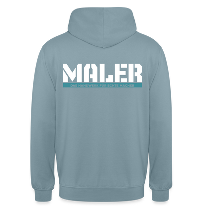 Unisex Hoodie HW-300 | MACHER "Maler" Nebelblau Unisex Hoodie {{ color }}