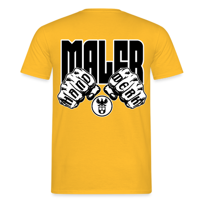Unisex T-Shirt "Maler" Gelb Männer T-Shirt