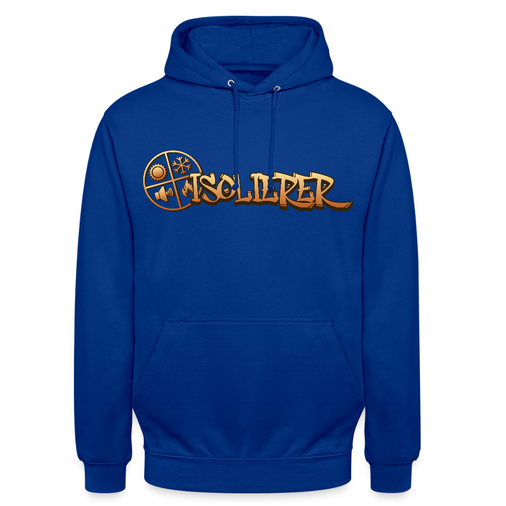 Unisex Hoodie"Isolierer" Royalblau Unisex Hoodie