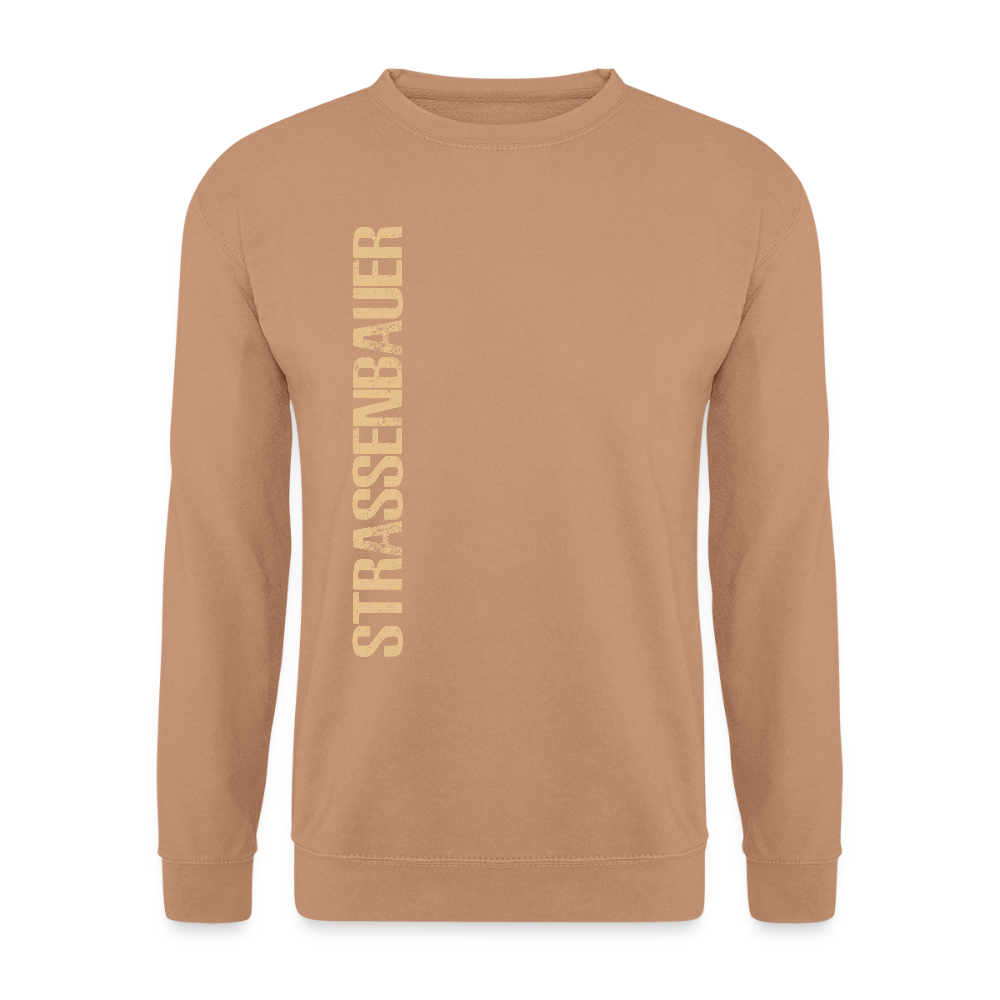 Unisex Pullover "Strassenbauer" Mocca Unisex Pullover