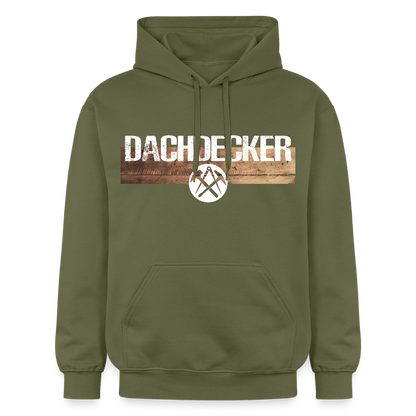 Gildan Unisex Softstyle® "Dachdecker" Militärgrün Gildan Unisex Softstyle® Midweight Hoodie