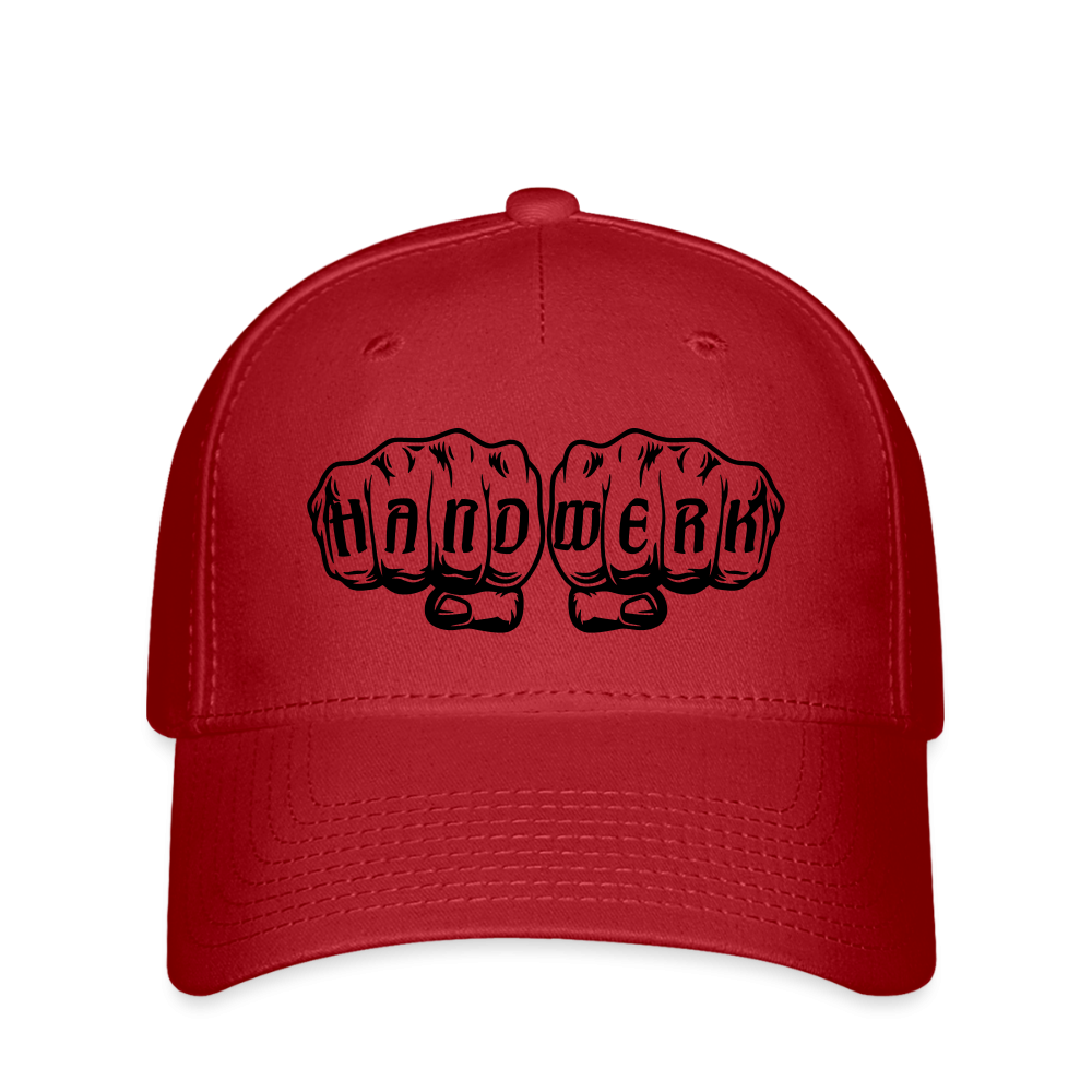 Flexfit Cap "Handwerk" Rot Flexfit Cap