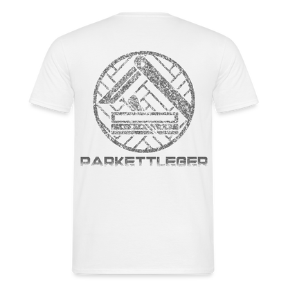 Unisex T-Shirt "Parkettleger" Weiß Männer T-Shirt