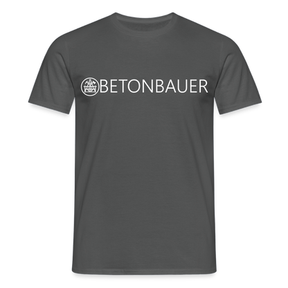 Unisex T-Shirt "Betonbauer" Anthrazit Männer T-Shirt