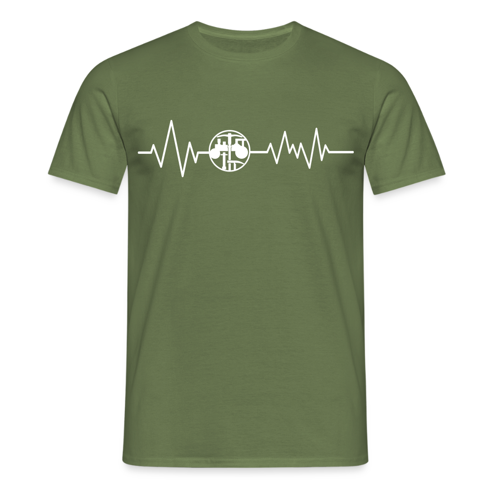 Unisex T-Shirt "Strassenbauer" Militärgrün Männer T-Shirt