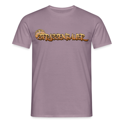 Unisex T-Shirt "Strassenbauer" Lilagrau Männer T-Shirt