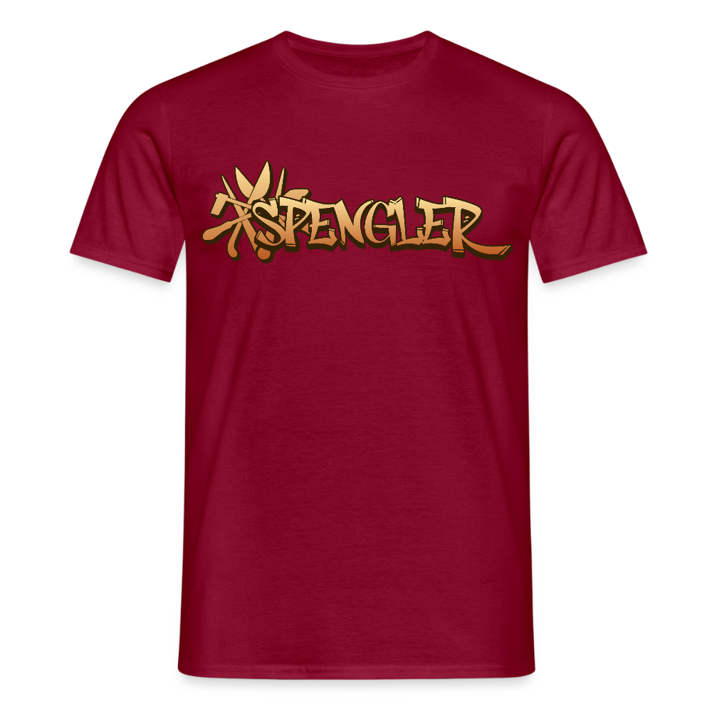 Unisex T-Shirt "Spengler" Ziegelrot Männer T-Shirt