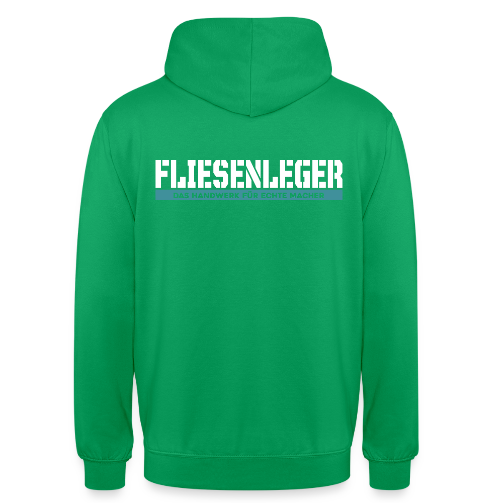 Unisex Hoodie HW-300 | MACHER "Fliesenleger" Kelly Green Unisex Hoodie {{ color }}