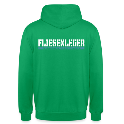 Unisex Hoodie HW-300 | MACHER "Fliesenleger" Kelly Green Unisex Hoodie {{ color }}