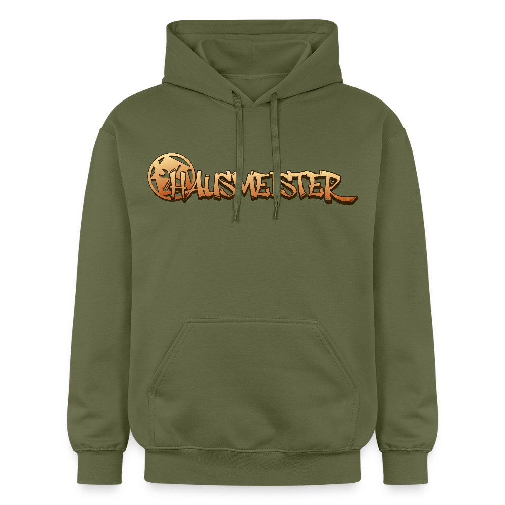 Gildan Unisex Softstyle® "Hausmeister" Militärgrün Gildan Unisex Softstyle® Midweight Hoodie