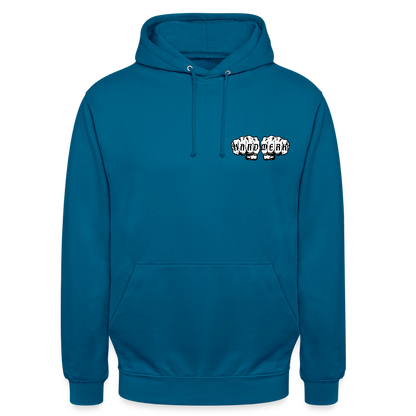 Unisex Hoodie "Klimatechniker" (beidseitig bedruckt) - Tiefseeblau 