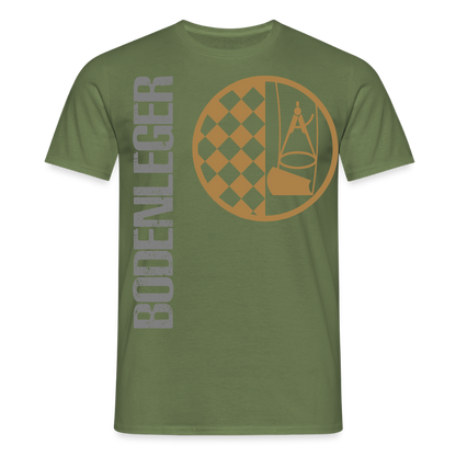 Unisex T-Shirt "Bodenleger" Militärgrün Männer T-Shirt