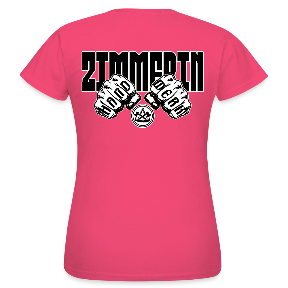 Frauen T-Shirt "Zimmerin" (beidseitig bedruckt) Azalea Frauen T-Shirt