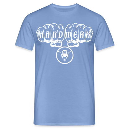 Unisex T-Shirt "Schweisser" carolina blue Männer T-Shirt