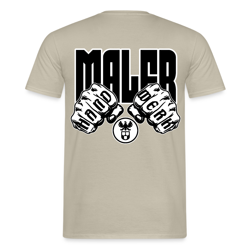 Unisex T-Shirt "Maler" Sandbeige Männer T-Shirt