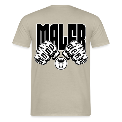 Unisex T-Shirt "Maler" Sandbeige Männer T-Shirt