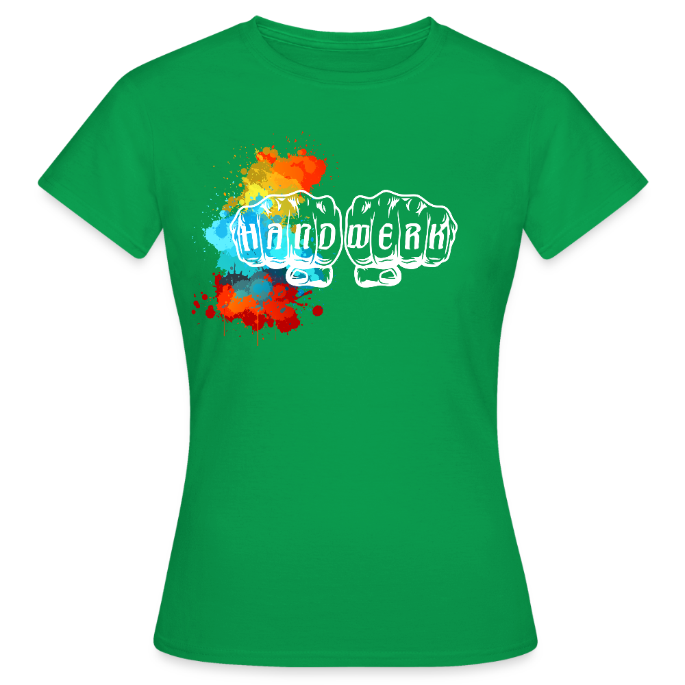 Frauen T-Shirt "Splash-Left" Kelly Green Frauen T-Shirt