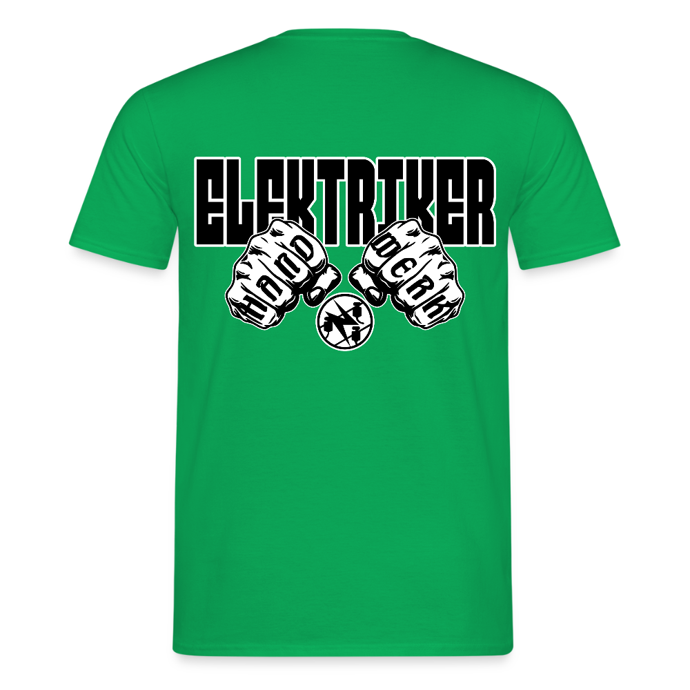 Unisex T-Shirt "Elektriker" Kelly Green Männer T-Shirt