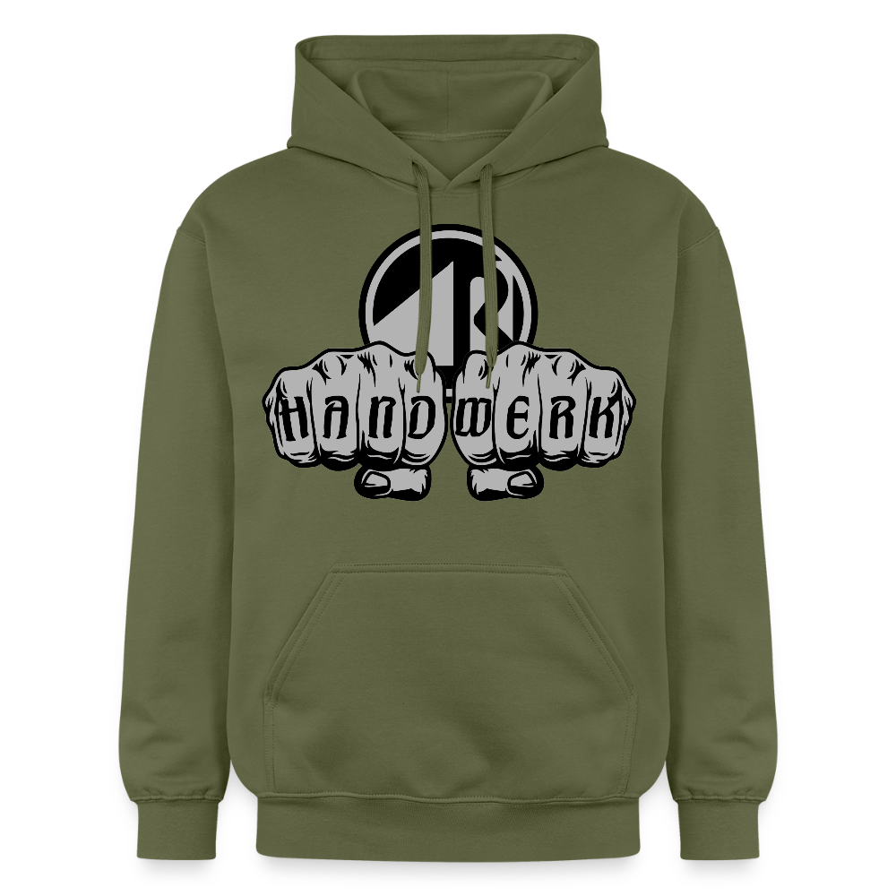 Gildan Unisex Softstyle® "Raumausstatter" Militärgrün Gildan Unisex Softstyle® Midweight Hoodie
