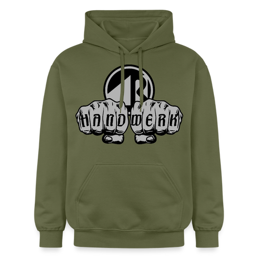 Gildan Unisex Softstyle® "Raumausstatter" Militärgrün Gildan Unisex Softstyle® Midweight Hoodie